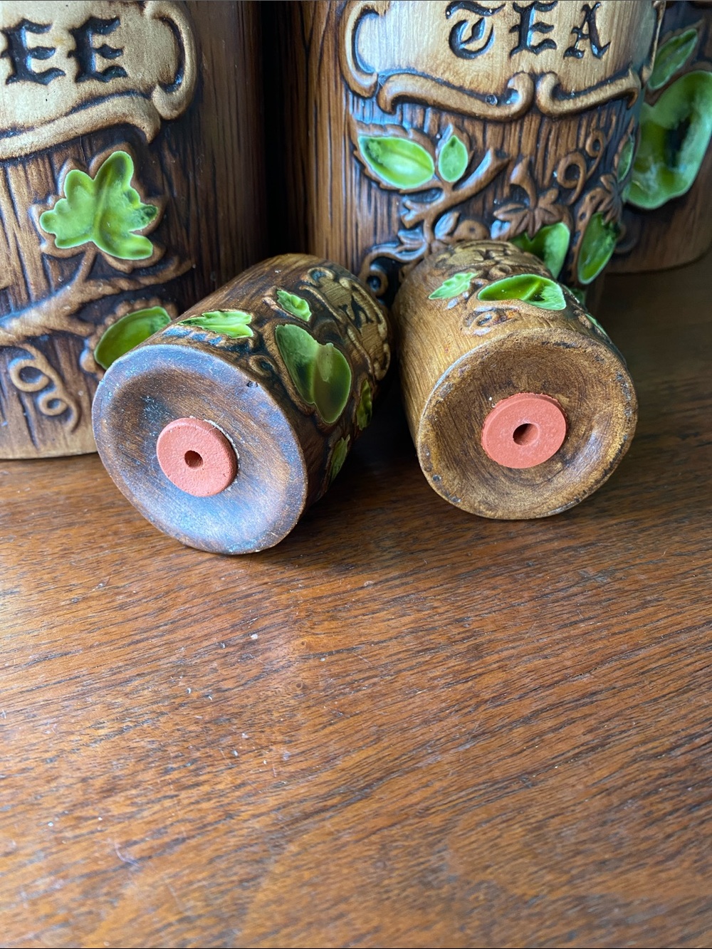 Vintage U.S.A. Treasure Craft Ceramic Kitchen Set, 6 Pieces, 1960s to 1970s. - Picture 7 of 12